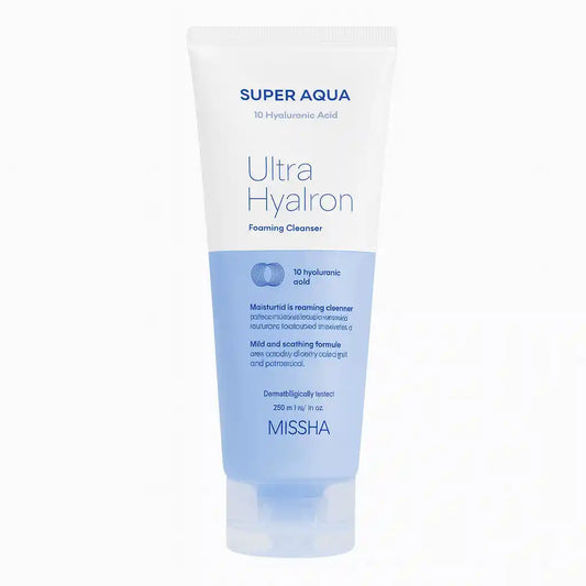 Ultra Hyalron Foaming Cleanser - Missha - Verco K Beauty