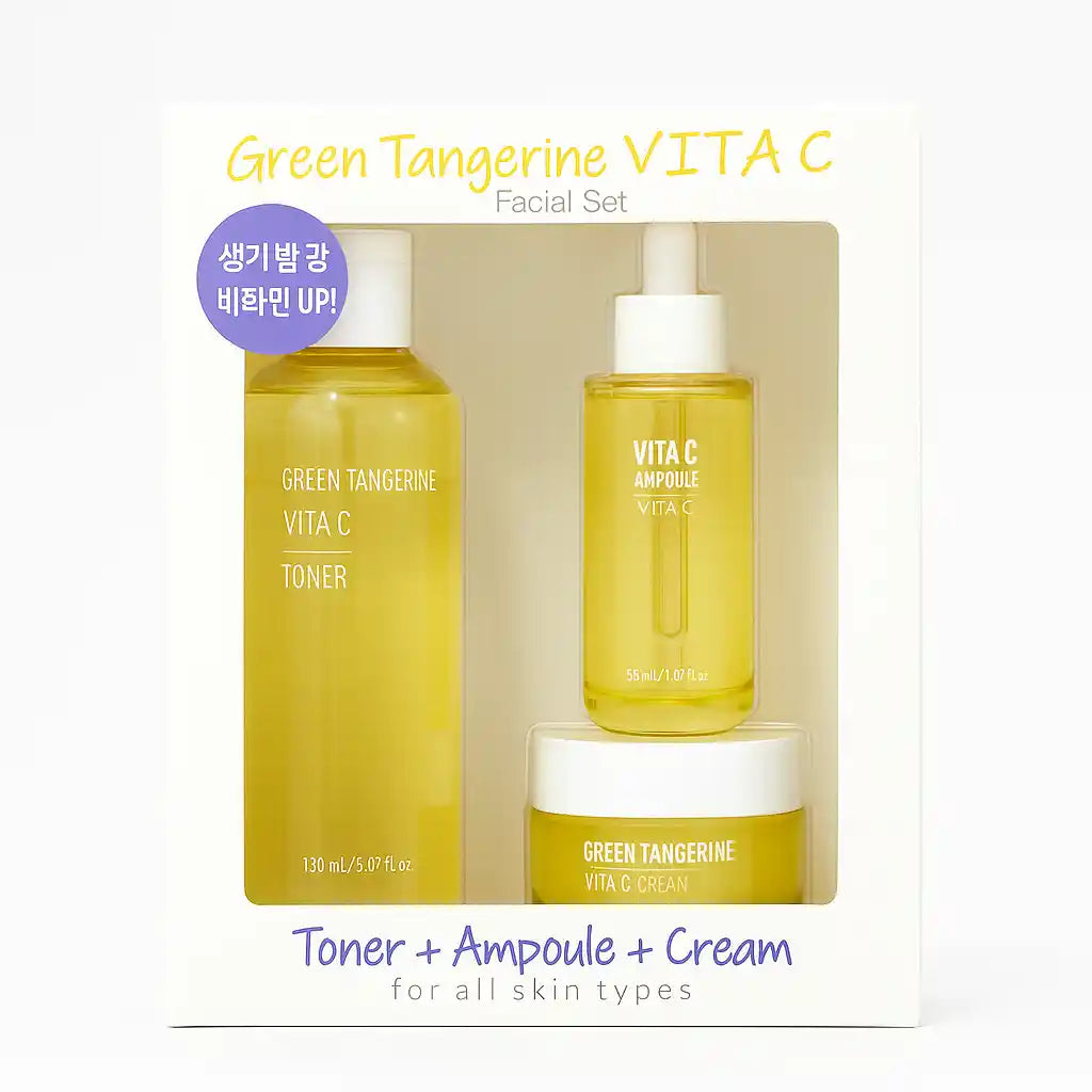 Green Tangerine Vita C Facial Set - Tenzero - Verco K Beauty