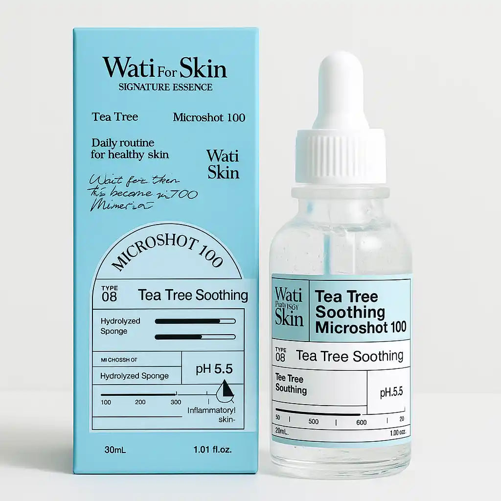 Tea Tree Soothing Microshot 100 - Wati for Skin - Verco K Beauty
