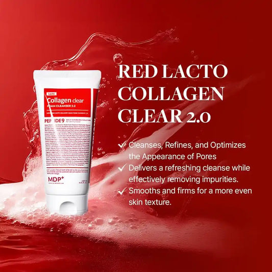Red Lacto Collagen Clear 2.0 Cleanser - MDP+ - Verco K Beauty